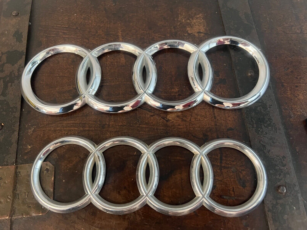 Audi A6 4F0853742 Blasons Emblèmes Frises Étiquettes Voiture 2 Logos 21 CM