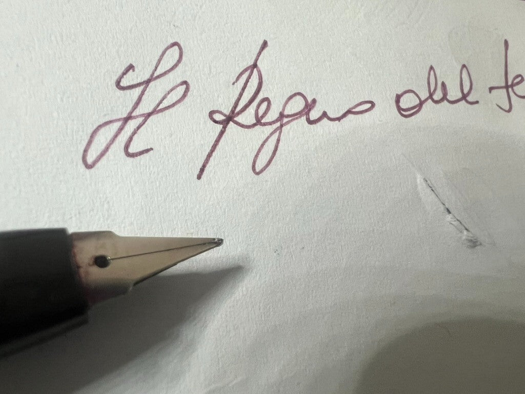 🔴 AURETTA penna stilografica By Aurora cromate lusso e sfera 2 PENNE vintage B