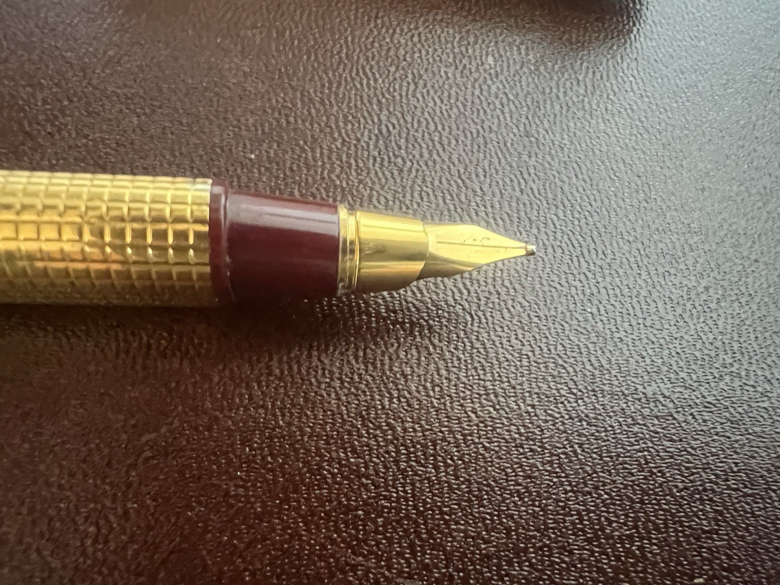 🔴 CARTIER penna stilografica Vendome Trinity placcata oro pennino F cartucce