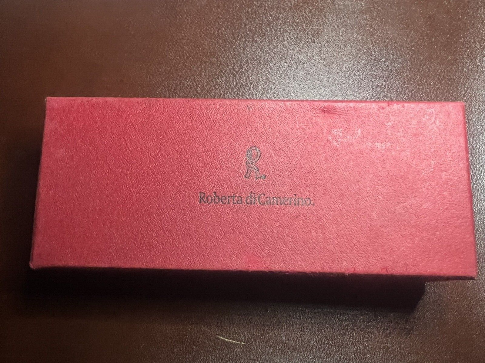 🔴 ROBERTA DI CAMERINO penna sfera ARGENTO 925 con particolari verde brillanti