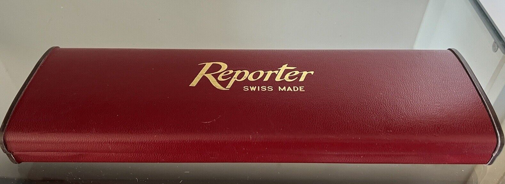 Reporter Boîtier Boîte Montre Coffret Housse Ceinture Velours Vintage