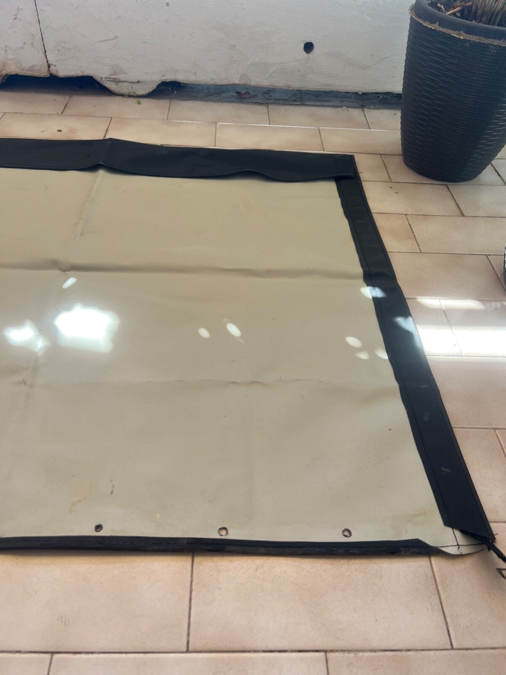 Fiat 500 F-L-R Capote Imperméable Noir Original Vintage