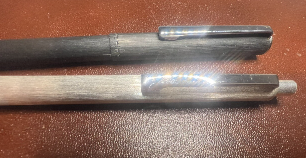 Red ROTRING Ballpoint Pen Satin Black Mechanical Pencil 0.5 Vintage Set