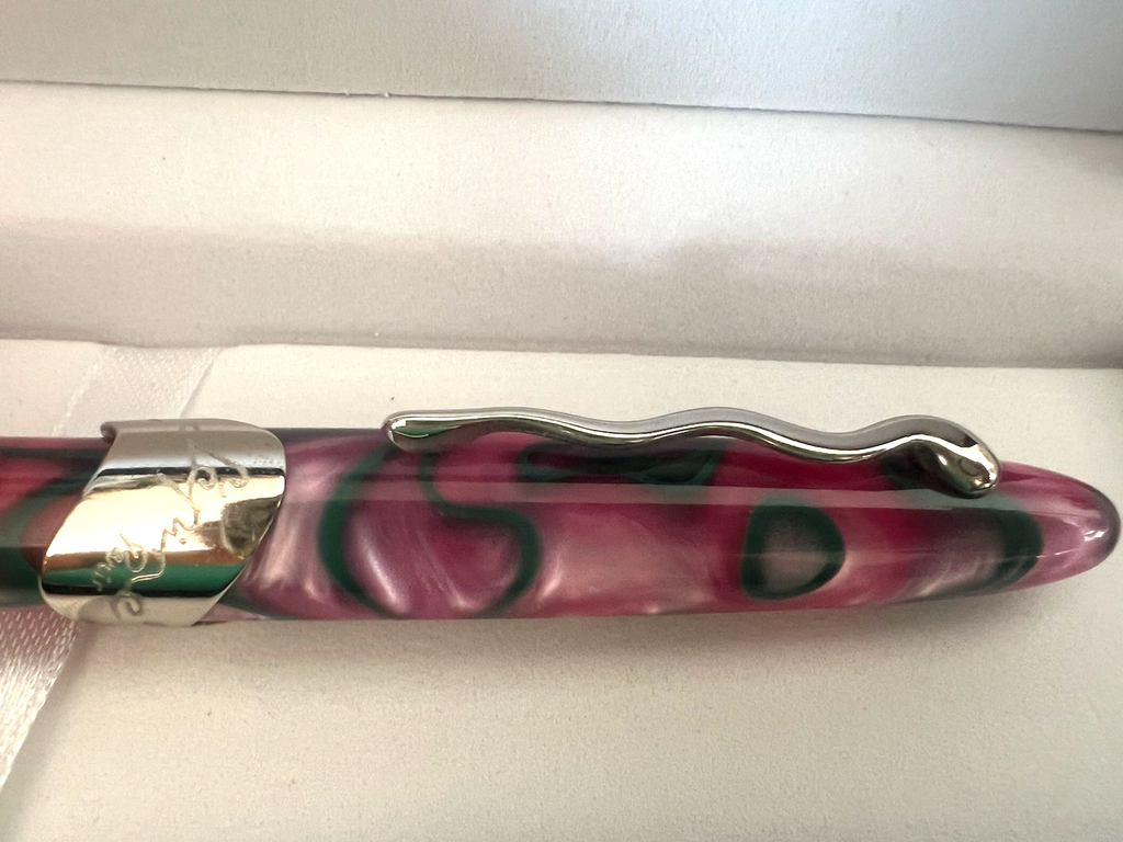 Stylo-Plume Jean Pierre Lépine Stylo à Plume Samba 1993 Rose Vert M New NOS 
