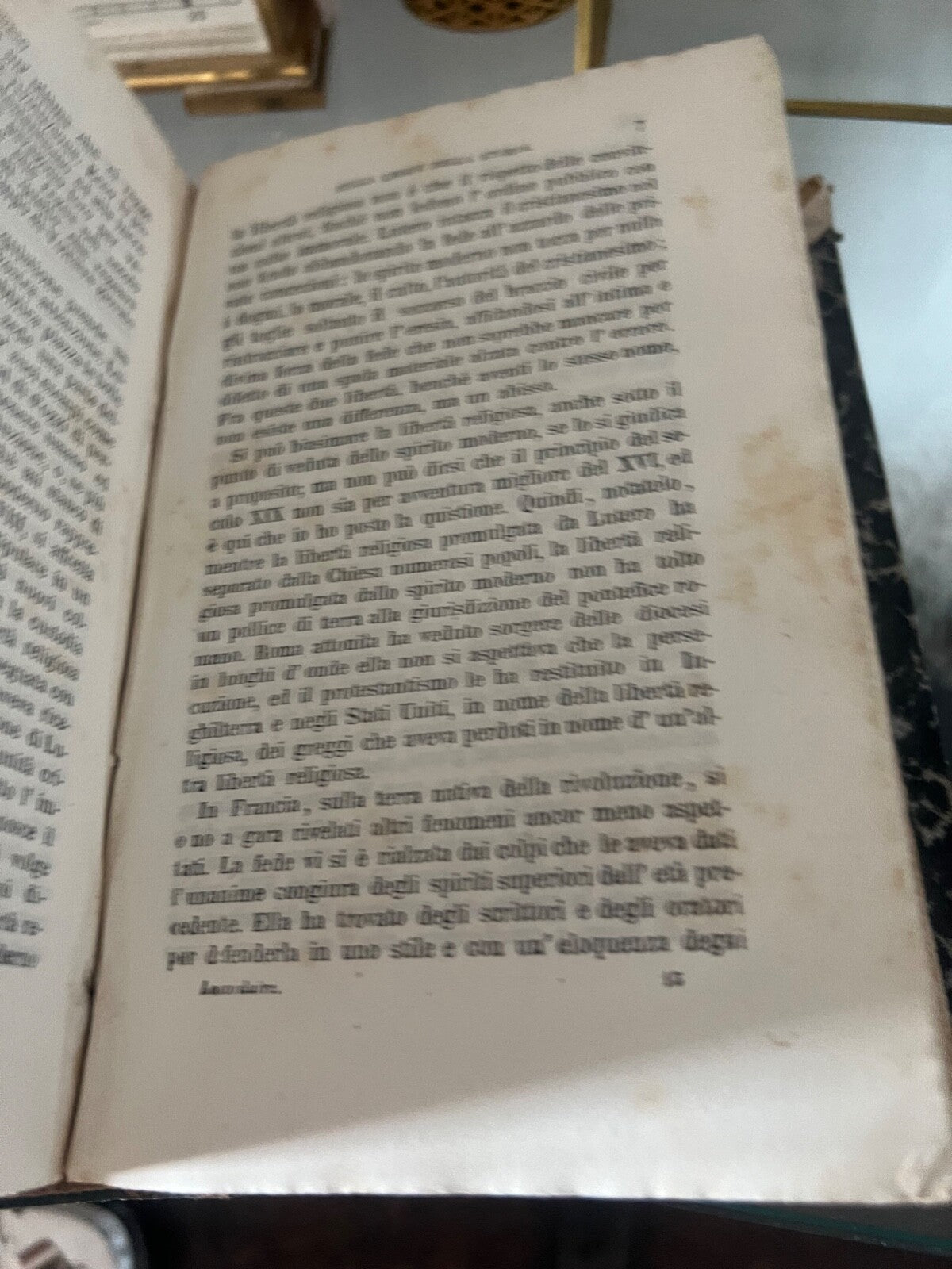 🔴 Book CONFERENCES OF TOULOUSE Father Lacordaire Milan antique from 1858 