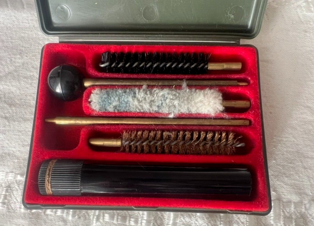 🔴 Kit Pulizia completo per armi pistole fucili carabine scovolini Tampone