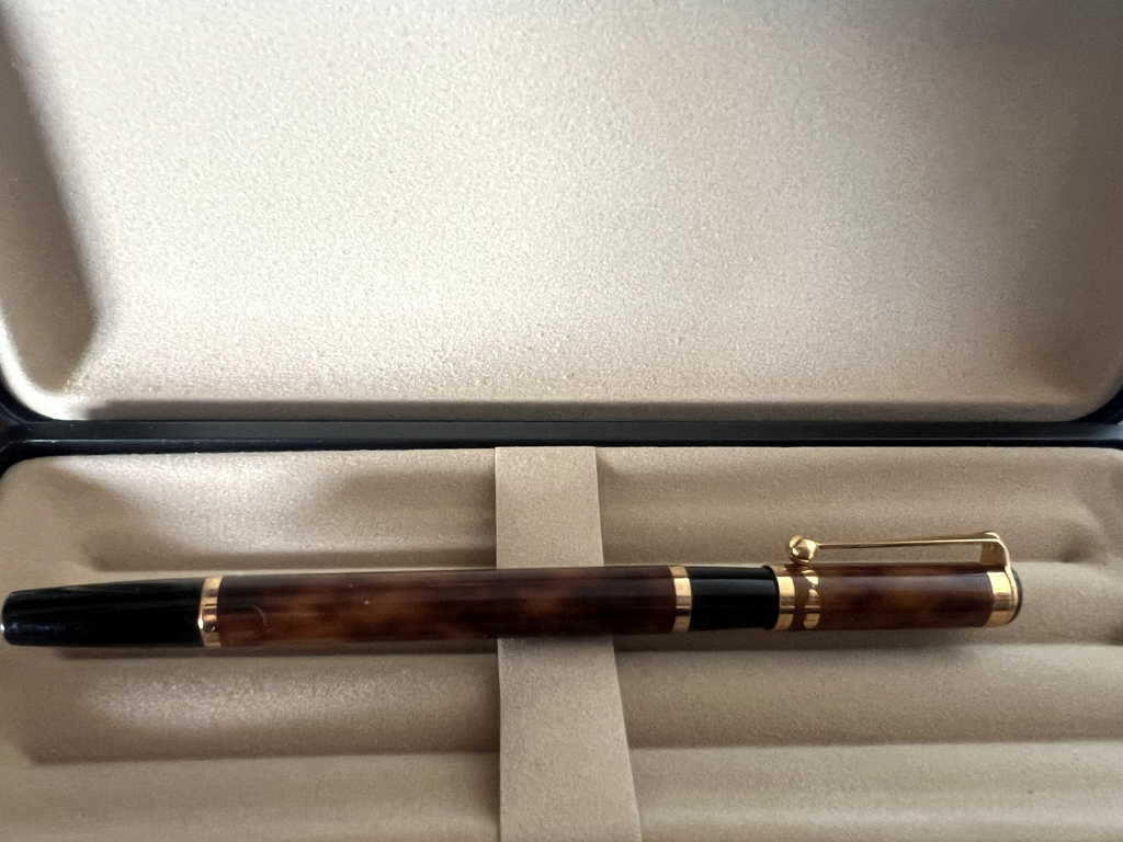 WATERMAN Bolígrafo Laca Marmoleada Escribe Vintage