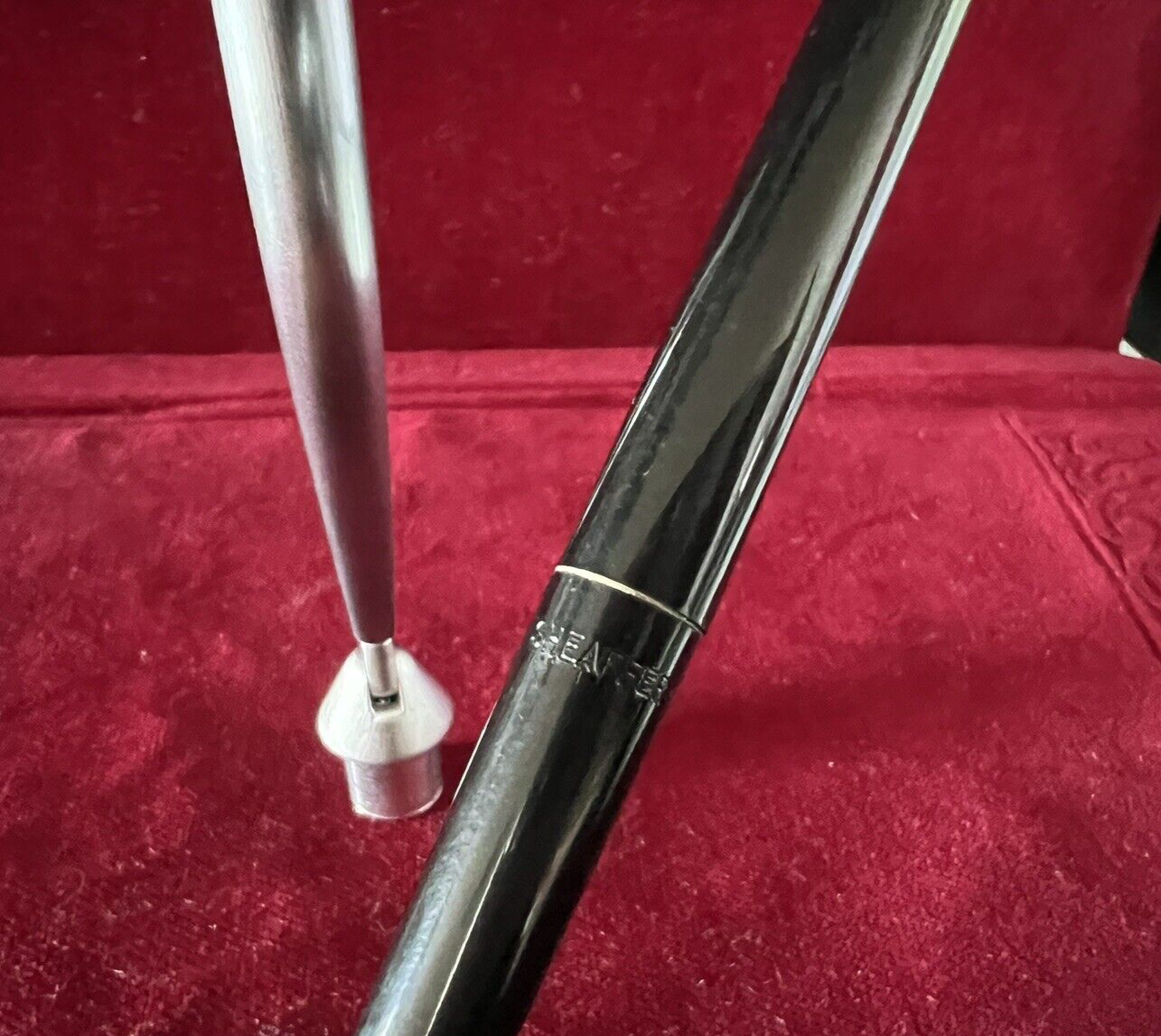 🔴 SHEAFFER Vintage-Schreibtischfüller und Stifthalter A 