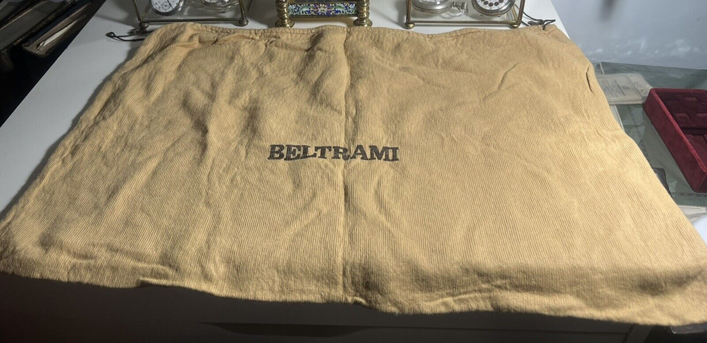 Bag BELTRAMI Anti Dust for Bag Big Color Champagne with Laces 