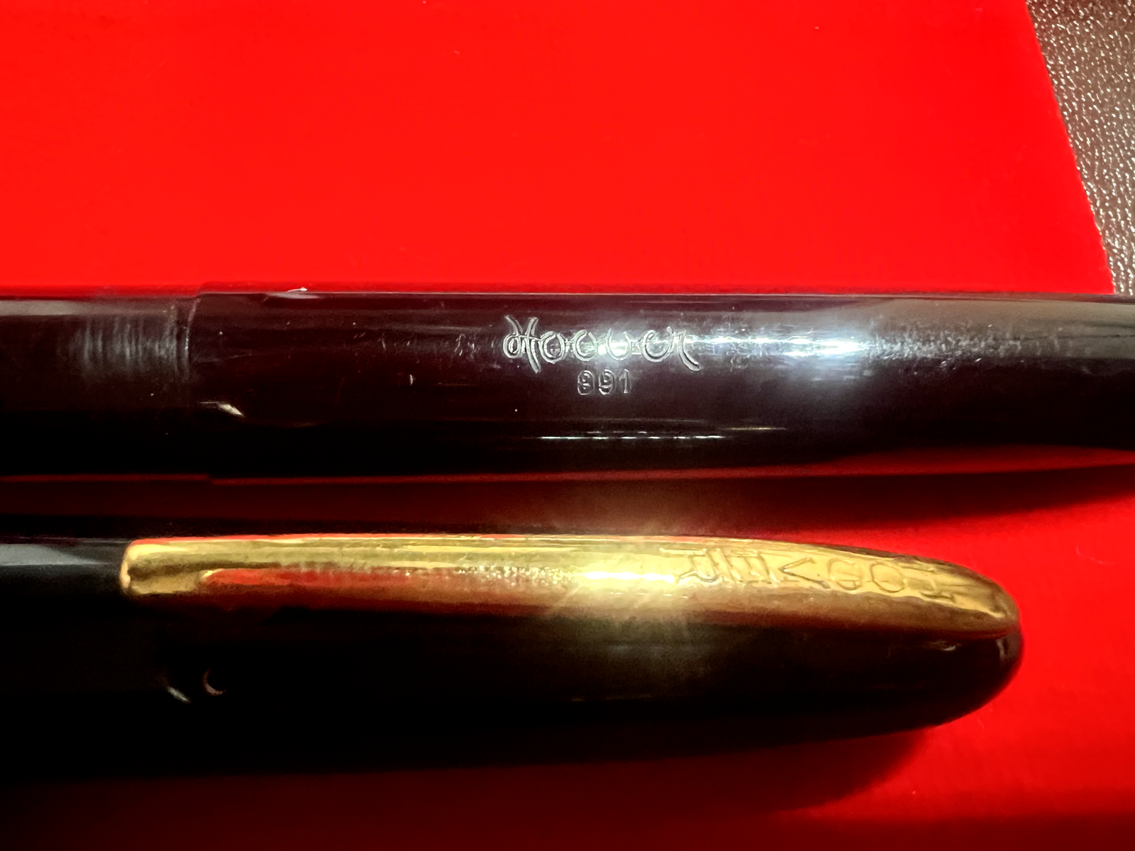 🔴 HOOVER penna stilografica 891 nera converter pennino originale scrive vintage