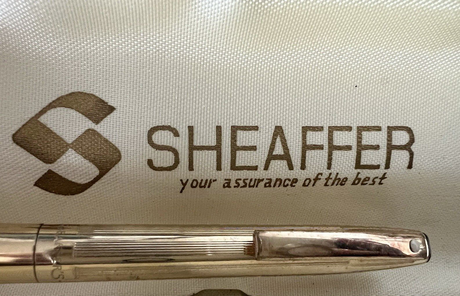 SHEAFFER'S Pencil Mechanical 834 Plated And Chiseled Guillocchè Vintage