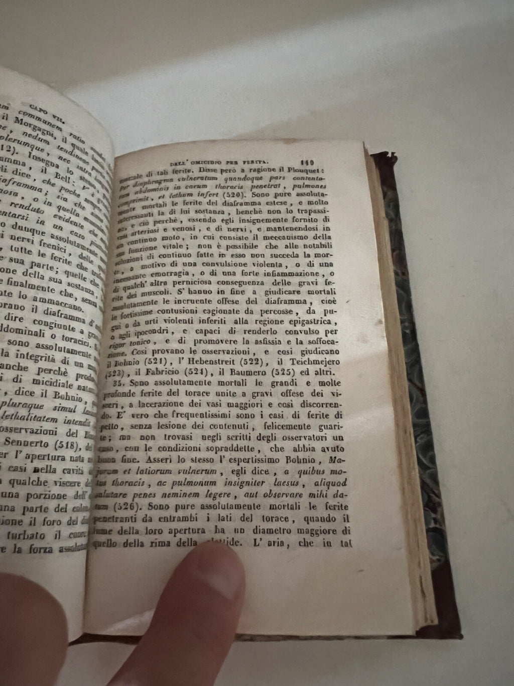 Livre Médecine Forense Giuseppe Tortosa Typographie Governativa Bologne 1842