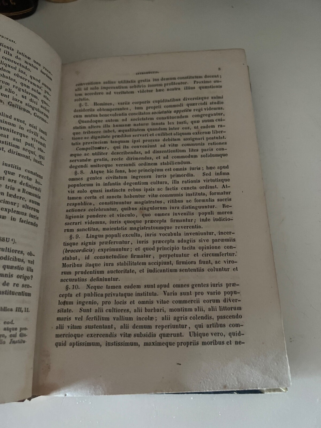 Book Iuris Roman Owner Warnkoenig Latin Adolphi Marci 1860 Antique & Rare
