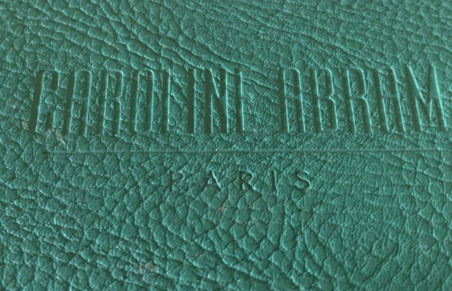 🔴 Custodia occhiali CAROLINE WITH LOVE francesi fodero vintage