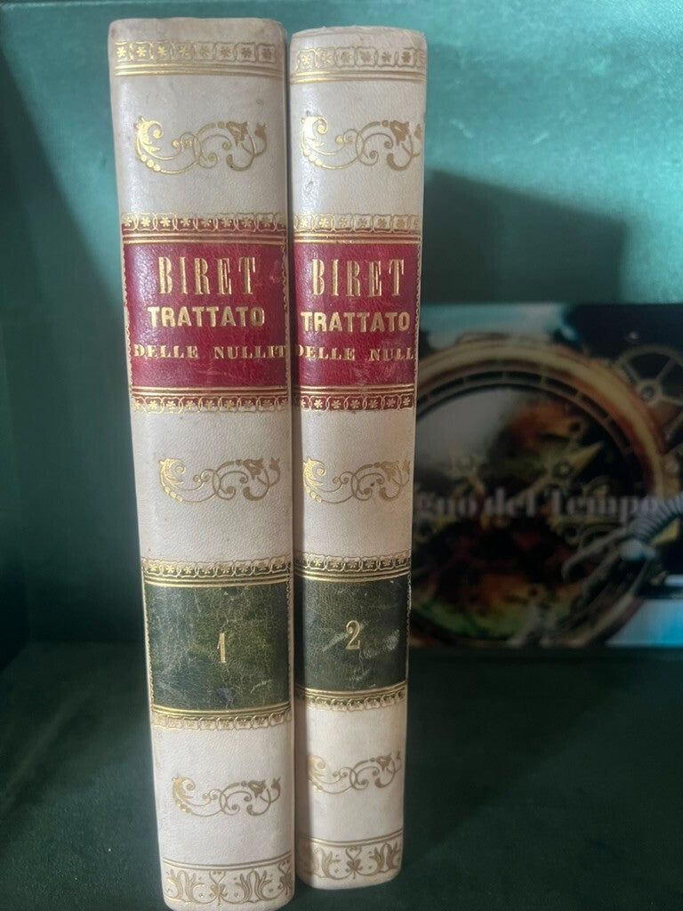 Livres Traité dans Le Nullita 'De Biret Tommaso Club Italien Anciens 1825 