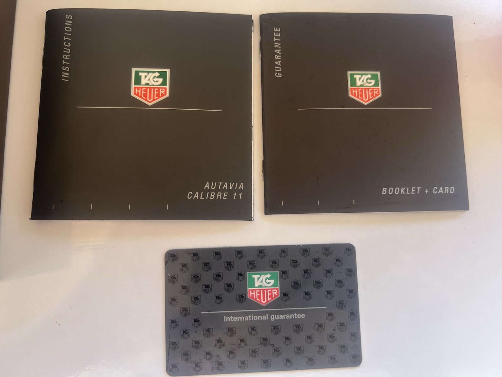 🔴 TAG HEUER box scatola orologio astuccio Autavia Calibro II libretti GARANZIA