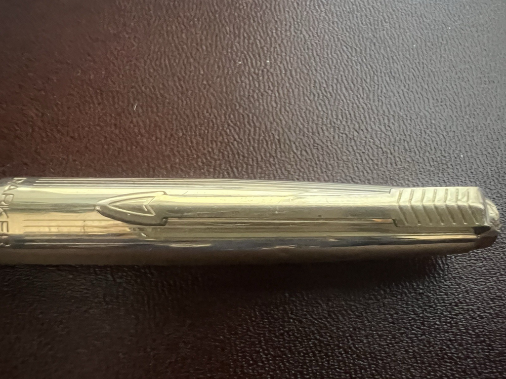 🔴 PARKER penna sfera dorata Imperial classic scrive con astuccio