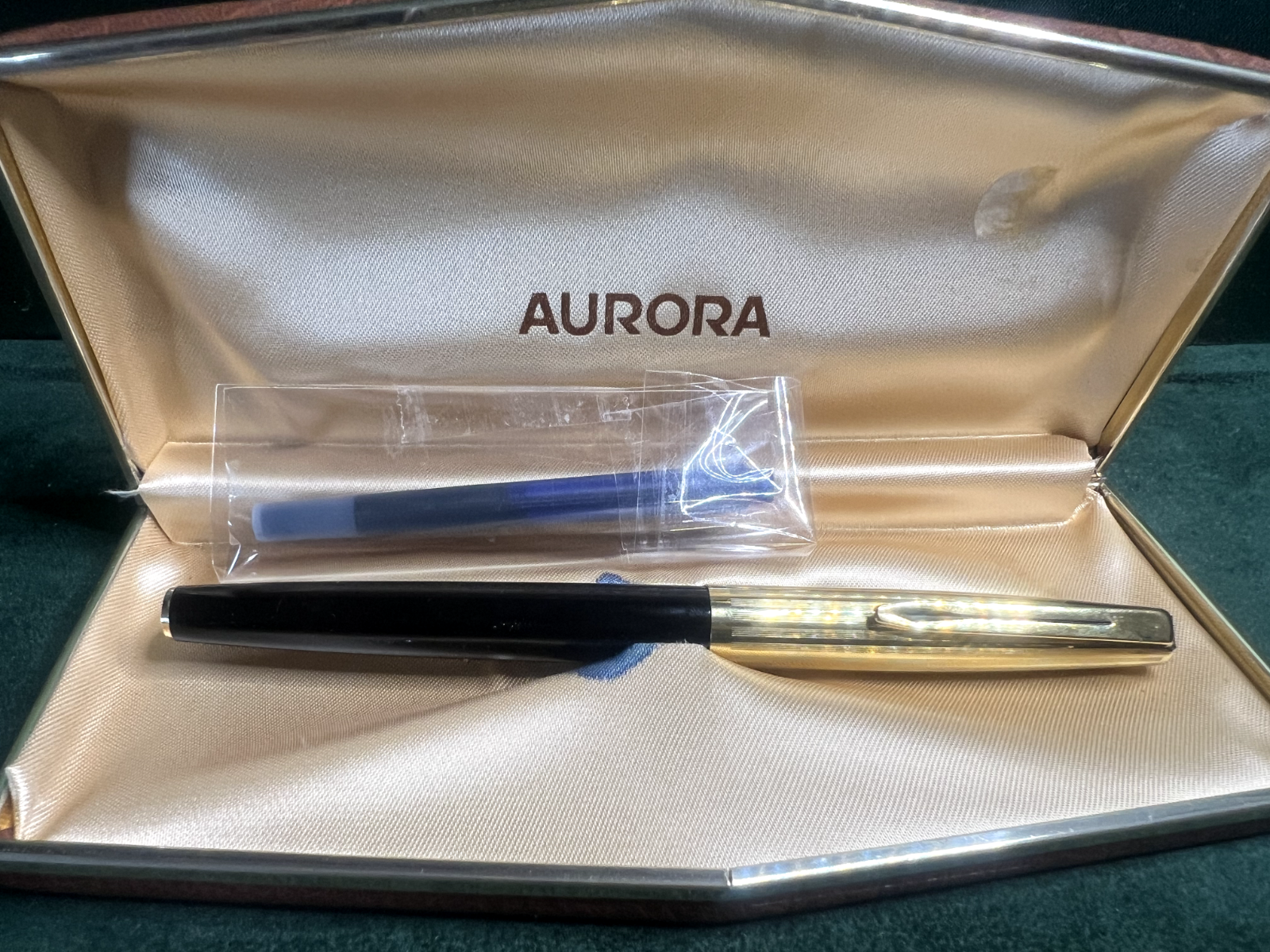 Aurora Stylo-Plume Stylo à Plume 98 à Capuche Doublé Or M Vintage A