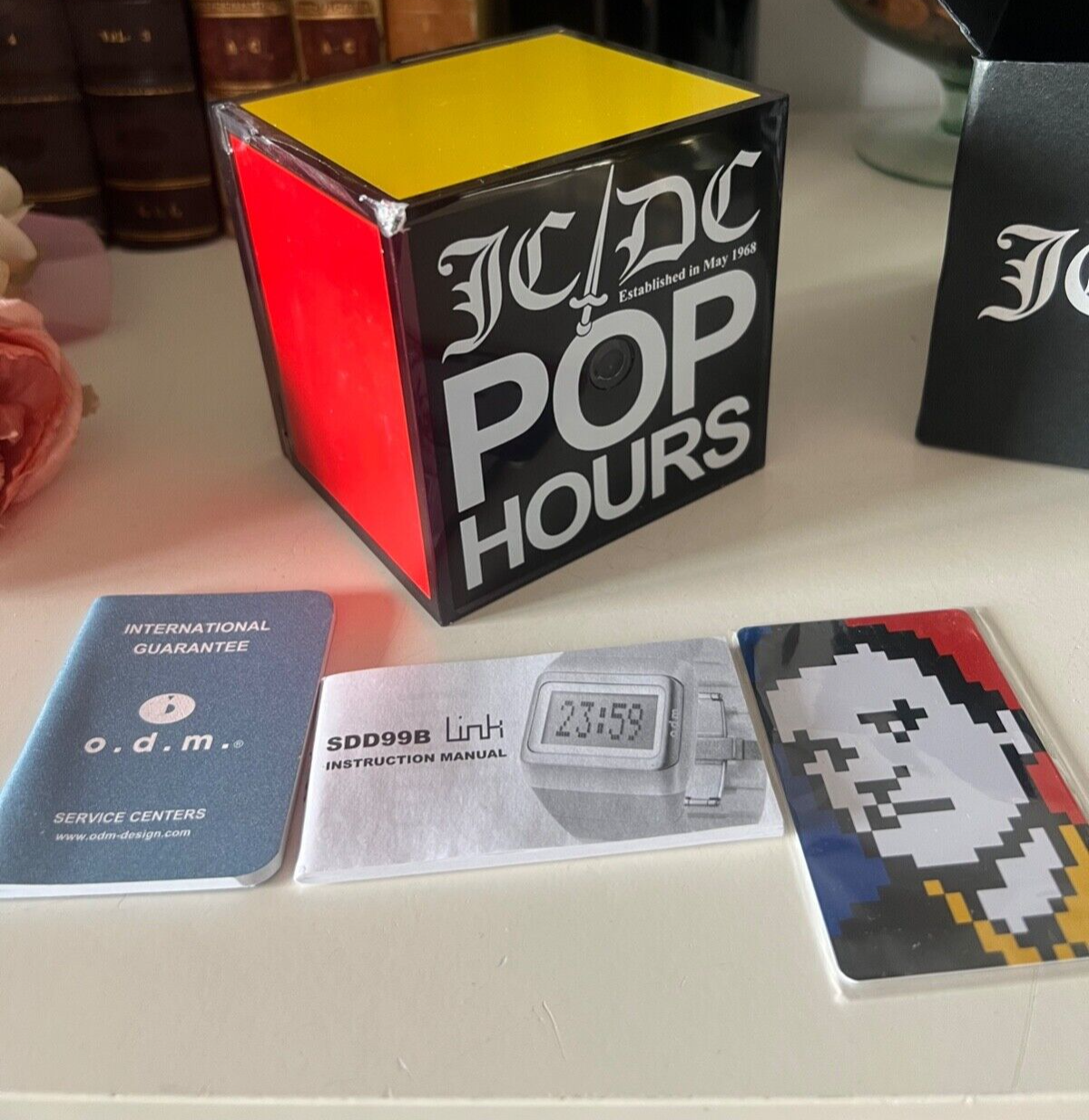 🔴 JEAN CHARLES DE CASTELBALJAC POP HOURS Uhrenbox mit Garantie 