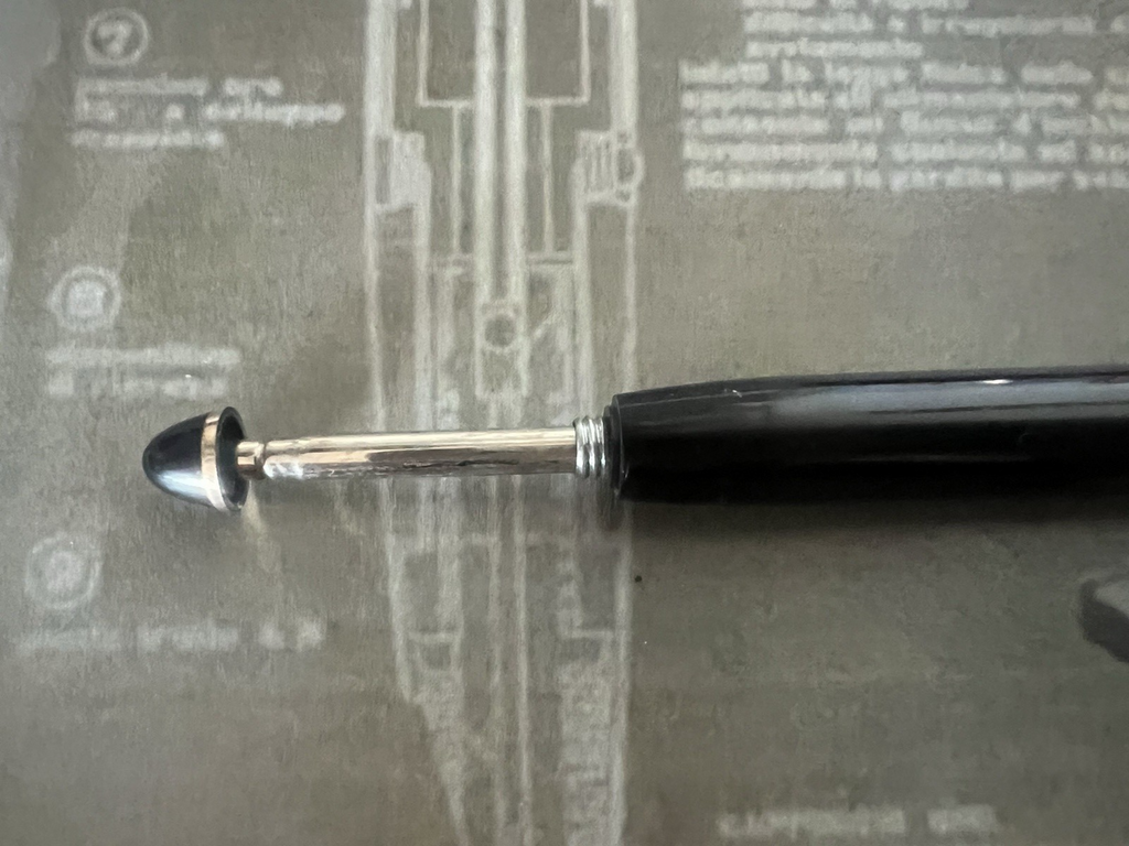 Pen Co Stylo-Plume Stylo à Plume de Diamant Or 14 KT Vintage Penco D