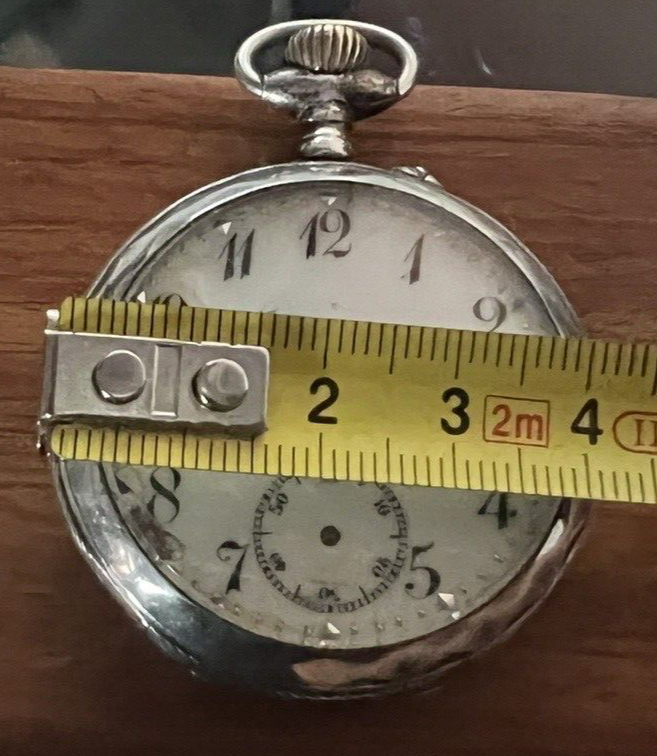Remontoir Montre Poche Argent 800 Cylindres Manuel De Examen Pièces 