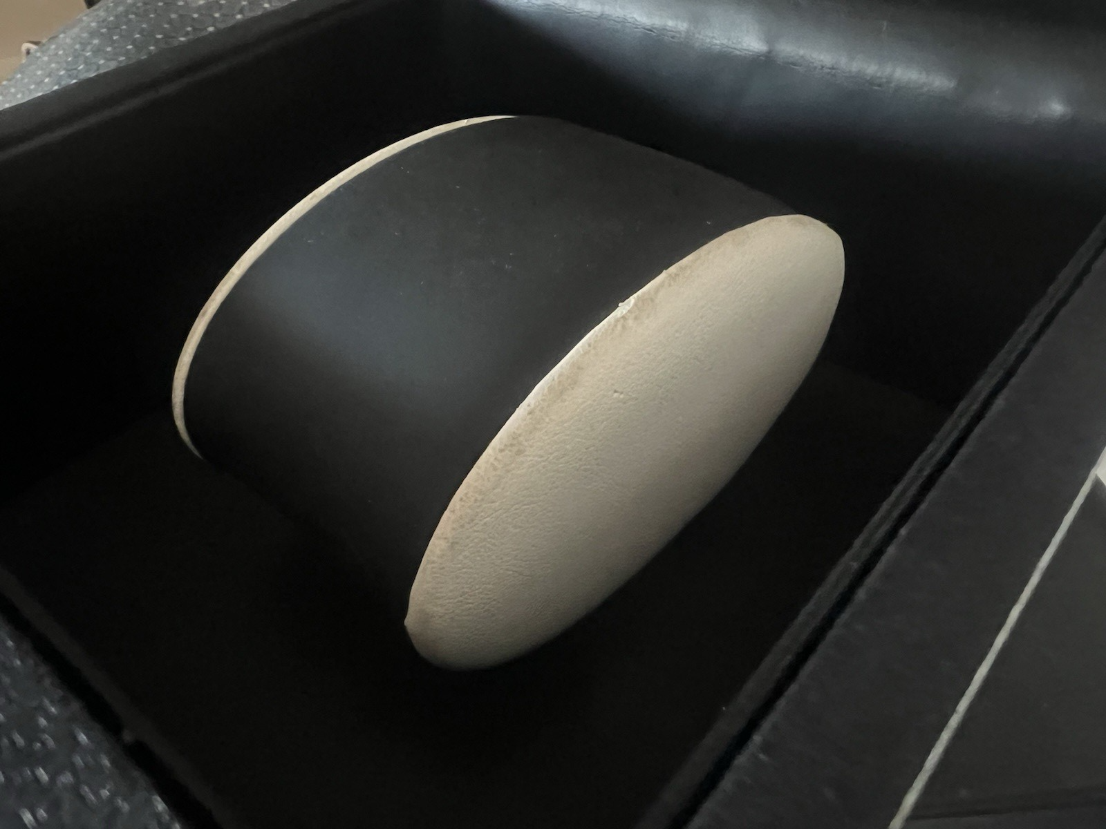 🔴 HAMILTON box scatola orologio legno nero con cuscino custodia cofanetto