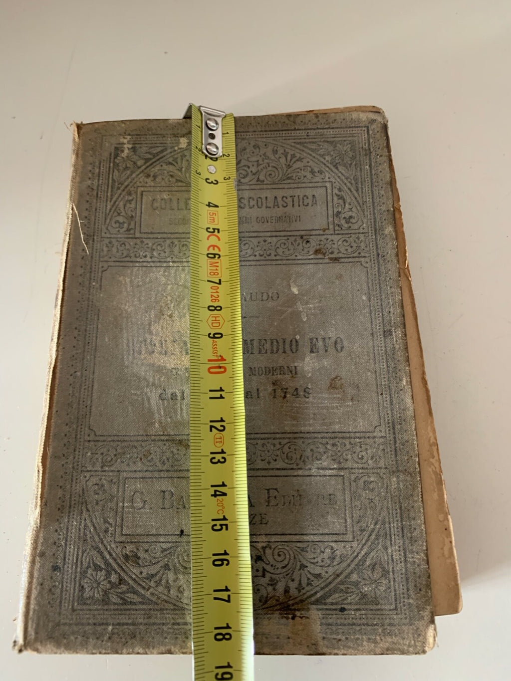 🔴 Book HISTORY COURSE by Costanzo Rinaudo old 1897 