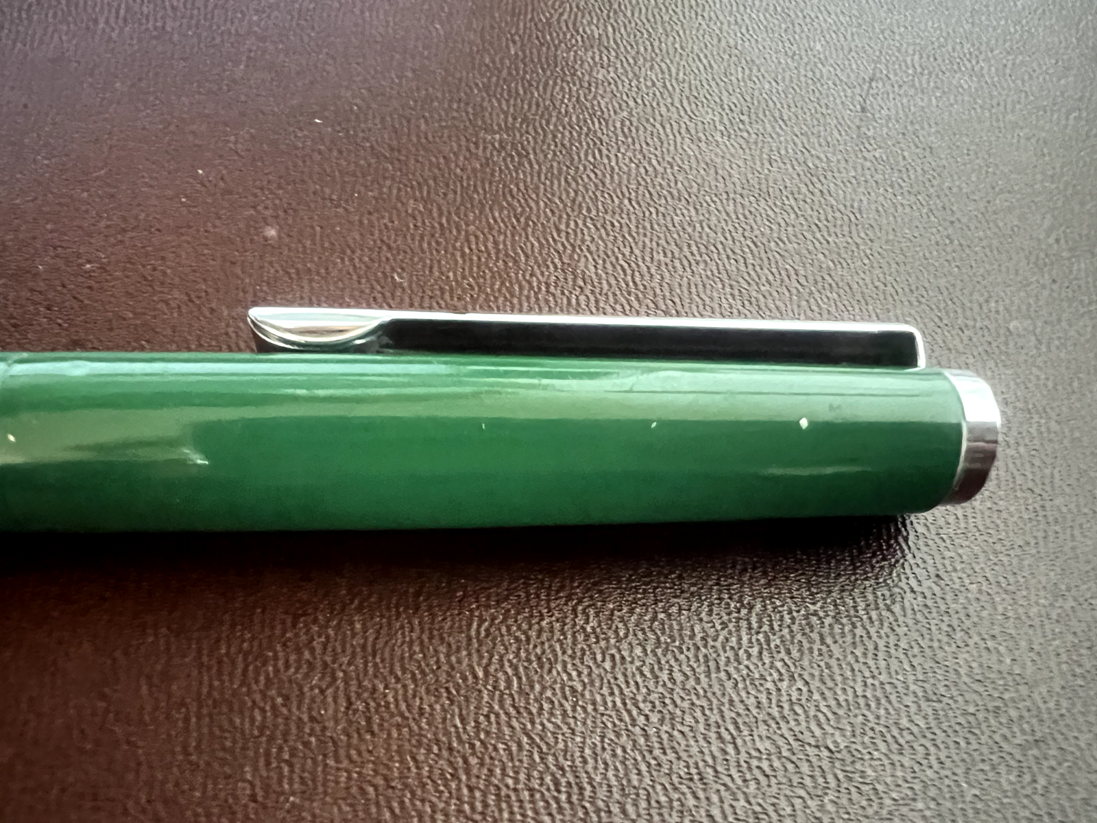 🔴 PELIKAN penna stilografica Pelikano VERDE pennino F con cartucce vintage