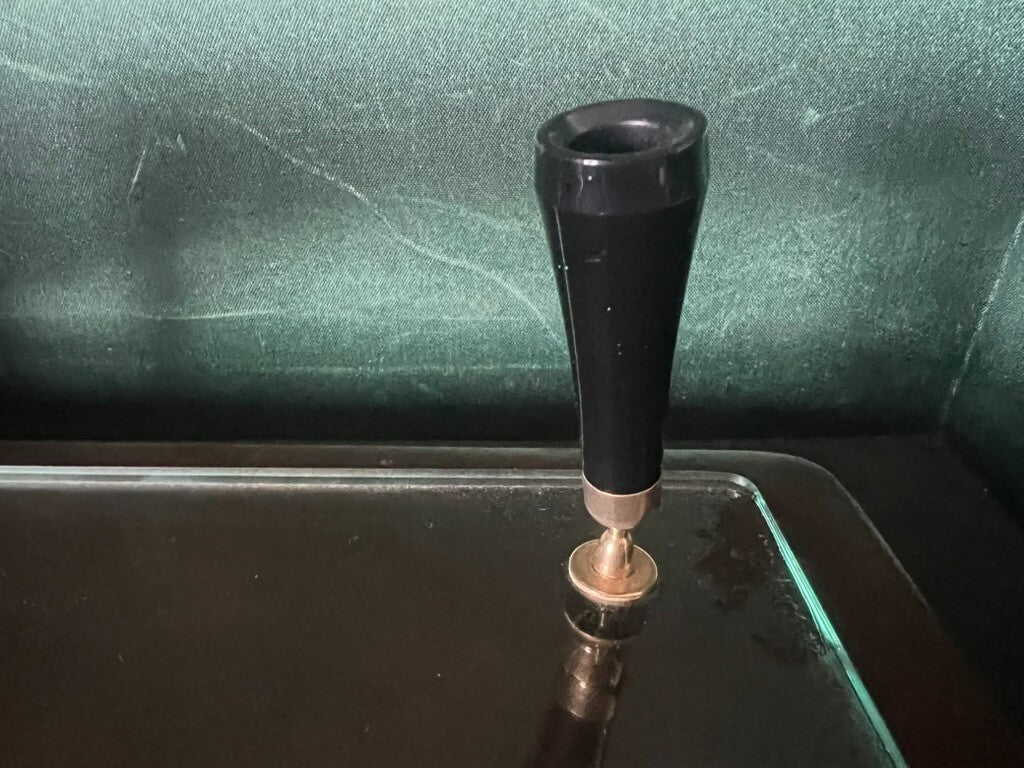 🔴 OMAS penna portapenne PELLE VETRO sfera stilografica stilofori 2 p vintage