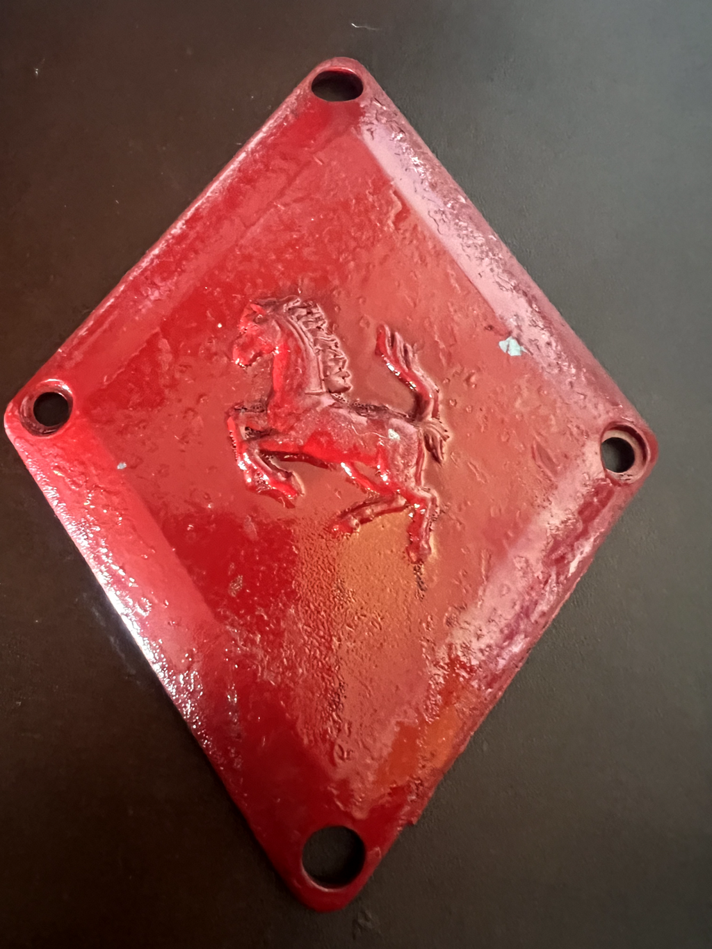 🔴 FERRARI 360 Aspirazione Superiore Copertura Tubo Plenum 176106 rosso 2