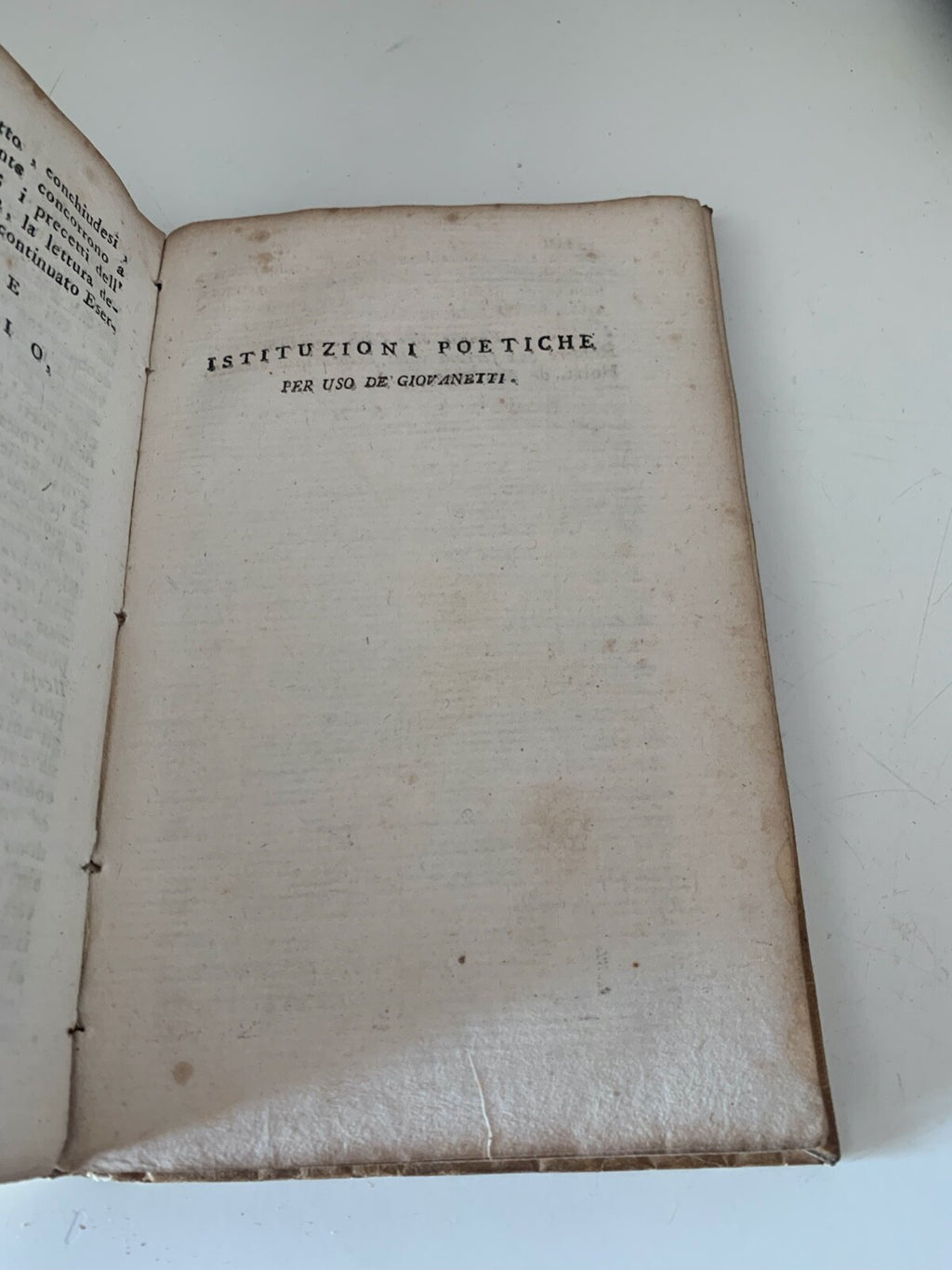 Livre Soumission De Rhétorique Et Poésie Dell'Abbate Antoine Adami Antique