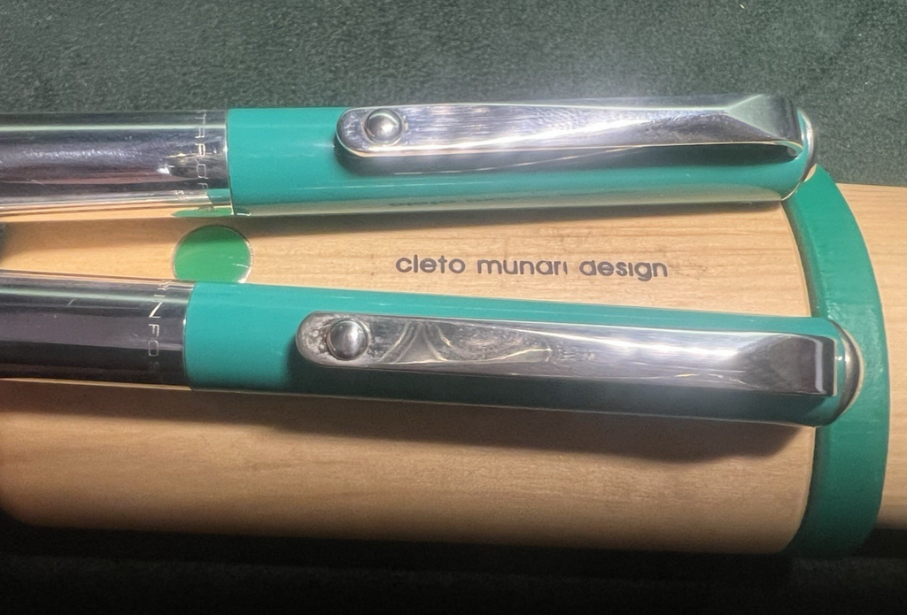 🔴 CLETO MUNARI penna stilografica sfera ARGENTO 925 pubblicitarie Infostrada