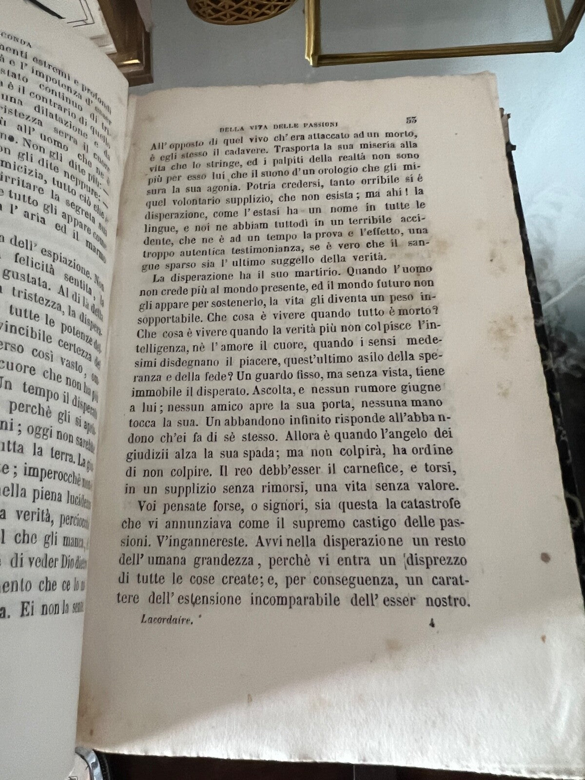 🔴 Book CONFERENCES OF TOULOUSE Father Lacordaire Milan antique from 1858 