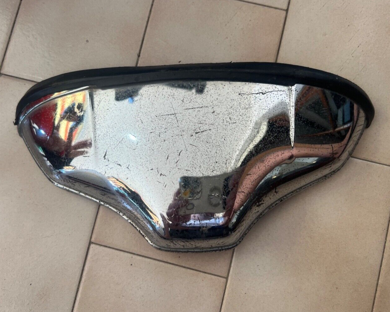 🔴 FIAT 500 FLR taillight VERALUX original VINTAGE LICENSE PLATE LIGHT 