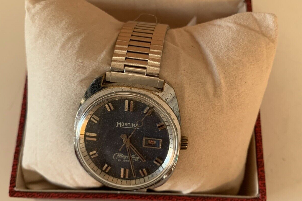 Mortima Montre Hommes Calendrier Super Luxe Remontage Manuel, Marche Vintage