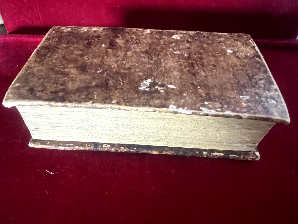 Livre Pratique Pour The Confessors Tome 2 Couverture Carte Mouton Antique 1794 