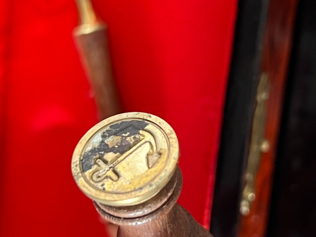 🔴 SIGILLI timbri ceralacca con colino di ottone manici isolanti legno completo