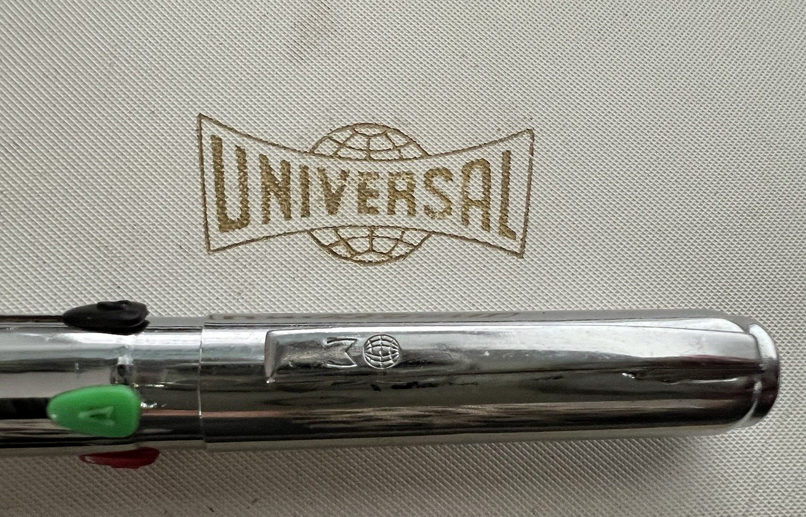 Universal Stylo-Plume Sphère Multicolore Big Men Bleu Noir Rouge Vert Vintage 