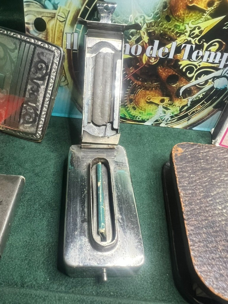 🔴 EVANS portasigarette porta fiammiferi cartine lotto 10 PEZZI vintage