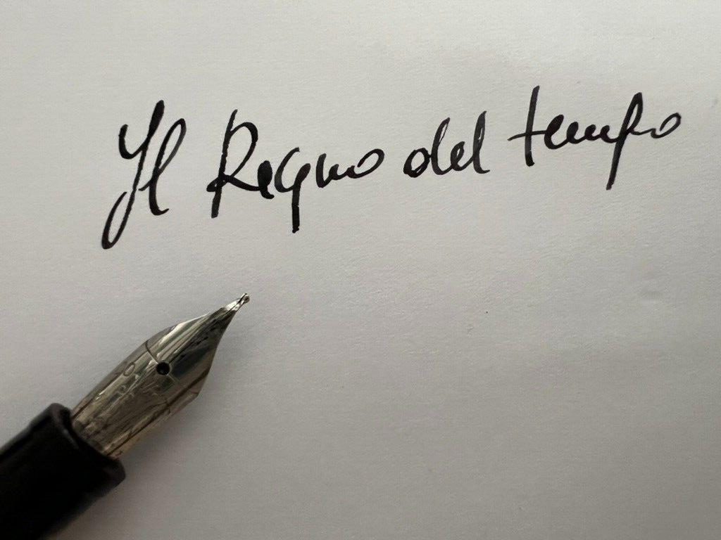 🔴 DO WRITE penna stilografica marmorizzata a pistone SCRIVE antica