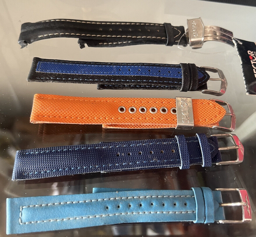 Sector Ceintures Montres Homme Cuir Dimensions Photo Avec Boucles 5 Pièces