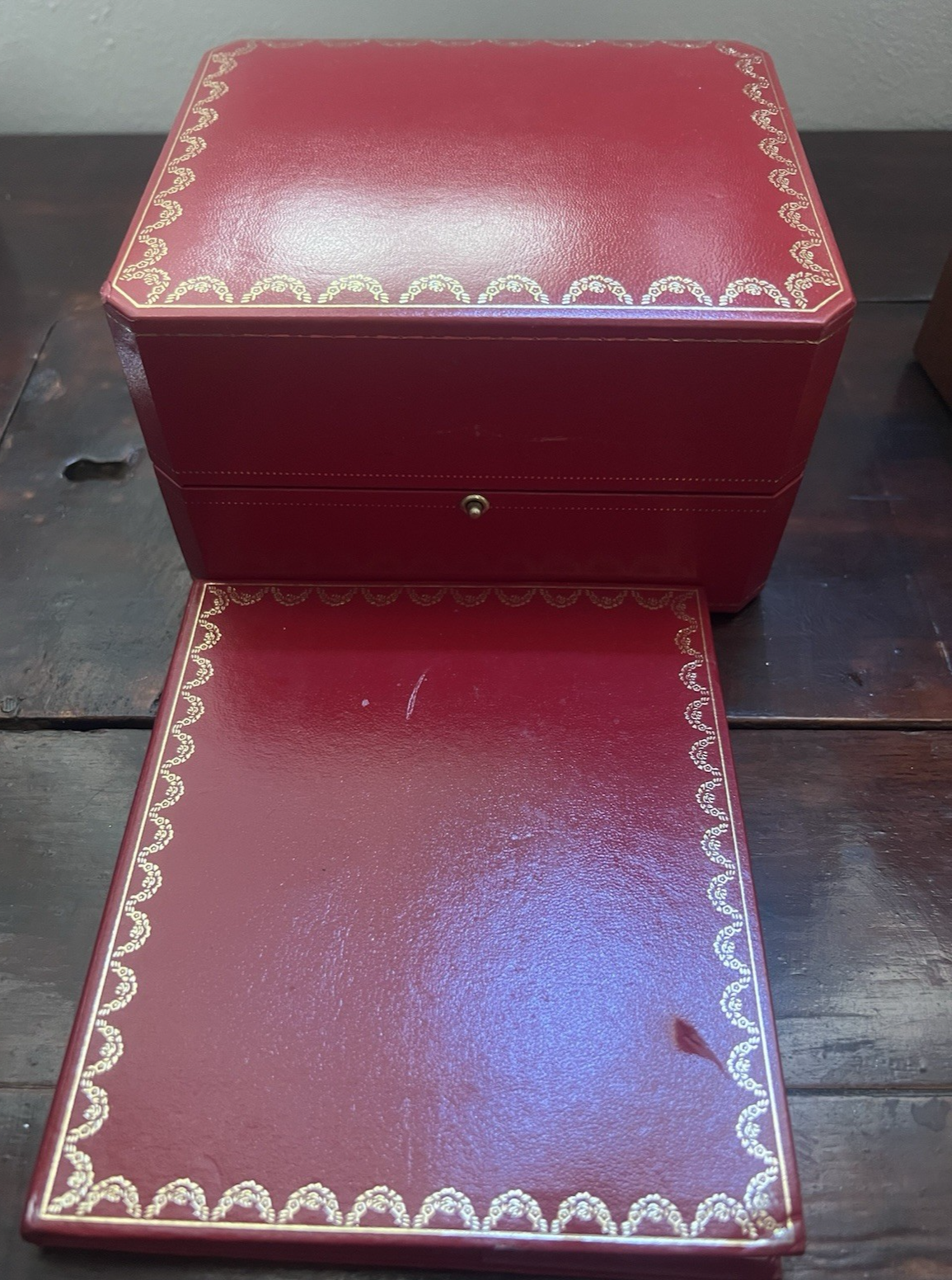 🔴 CARTIER box scatola orologio Pasha CO 1018 istruzioni COMPLETA E ORIGINALE