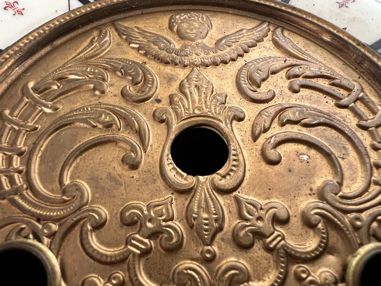 🔴 QUADRANTE orologio pendolo muro parete smaltato parti pezzi ricambio vintage