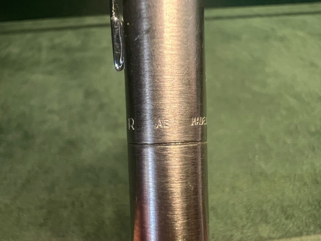 🔴 PARKER penna stilografica 15 cromata a cartuccia pennino 4 scrive garanzia