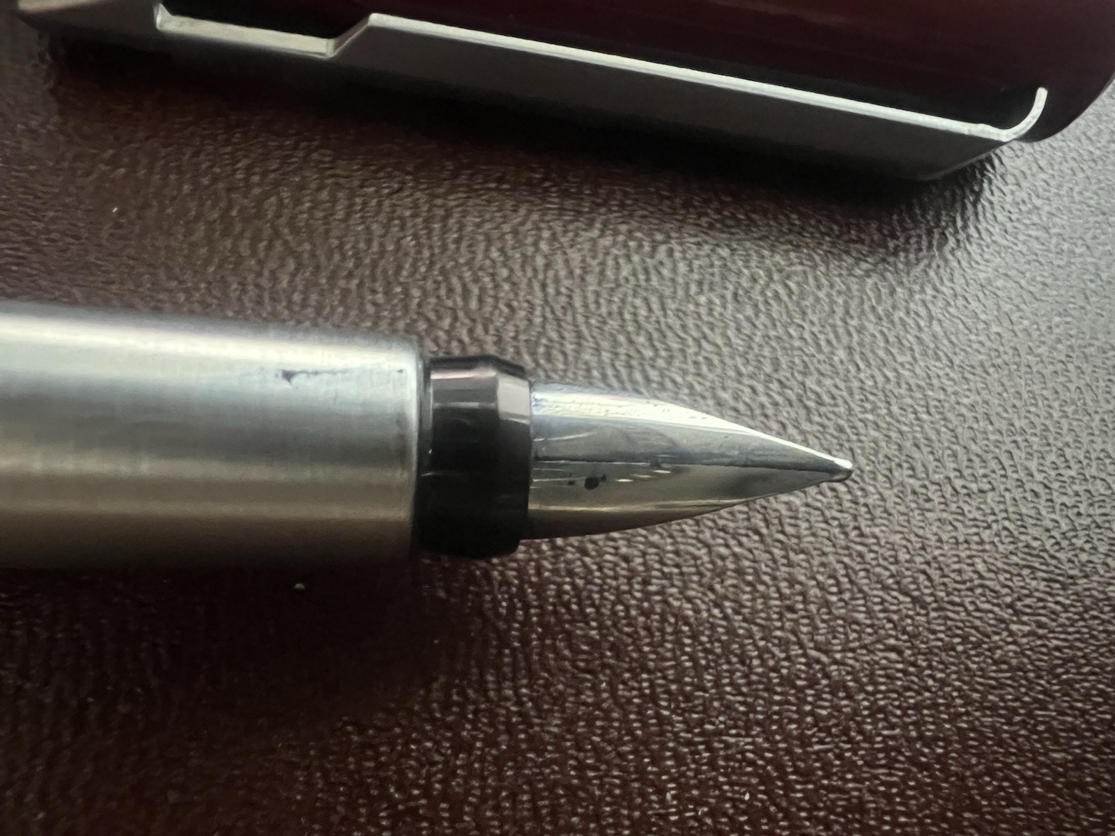 🔴 PARKER penna stilografica e sfera rosse Vector scrivono vintage