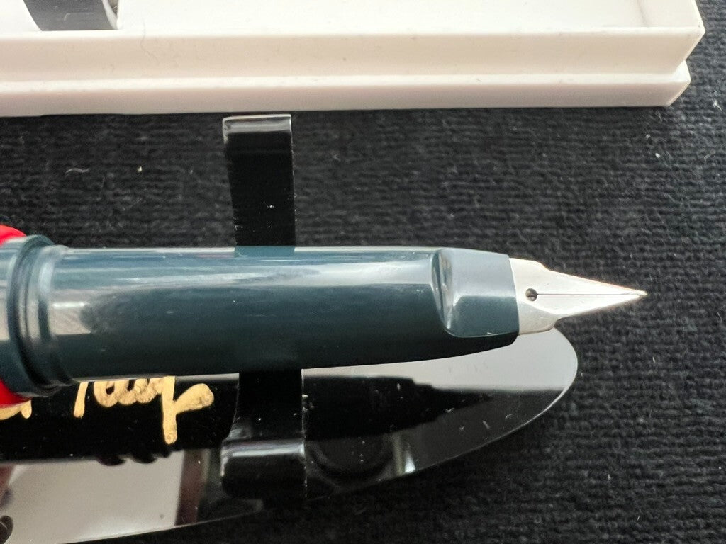 Auretta Stylo-Plume Stylo à Plume par Aurora Jungle Feuille Cartouches Cru '70