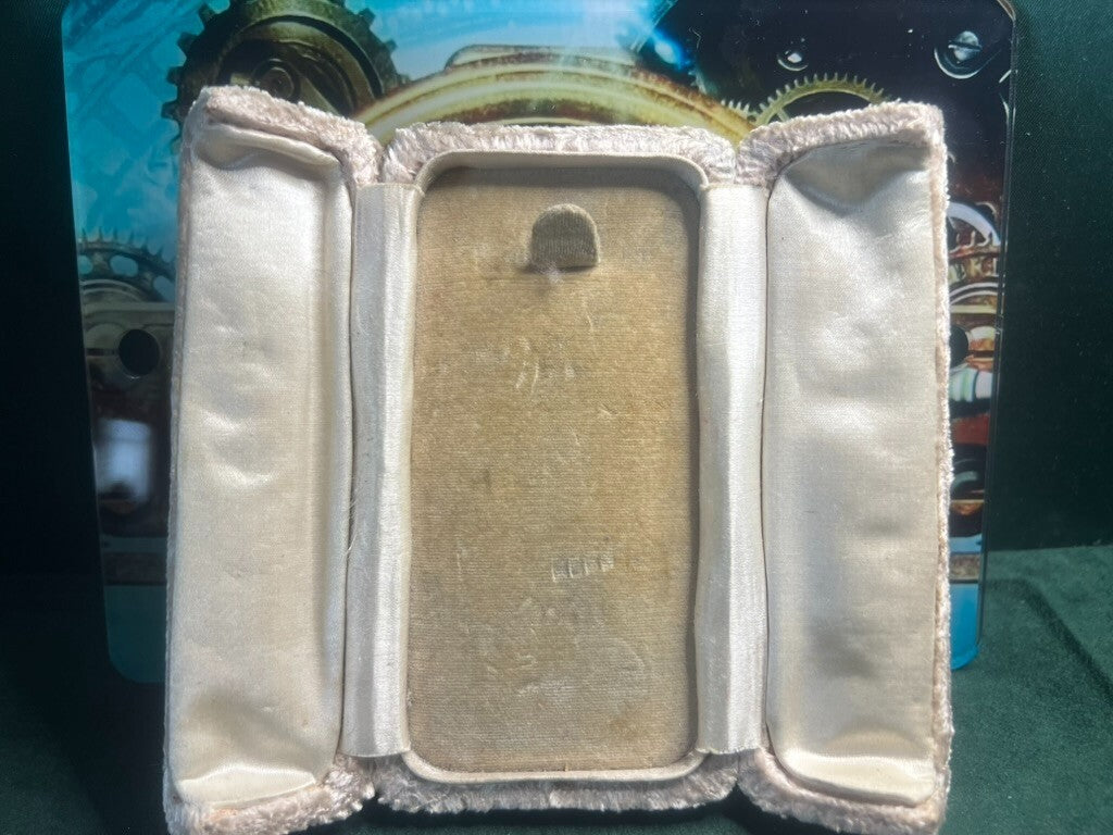 Boîte Collier Pendentif Trousse Housse Bijou Et Porte- Garantie Vintage