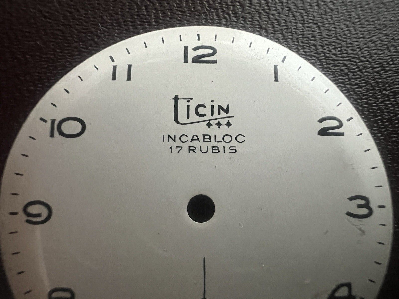 🔴 TICIN quadrante orologio da polso con datario parti pezzi ricambio vintage