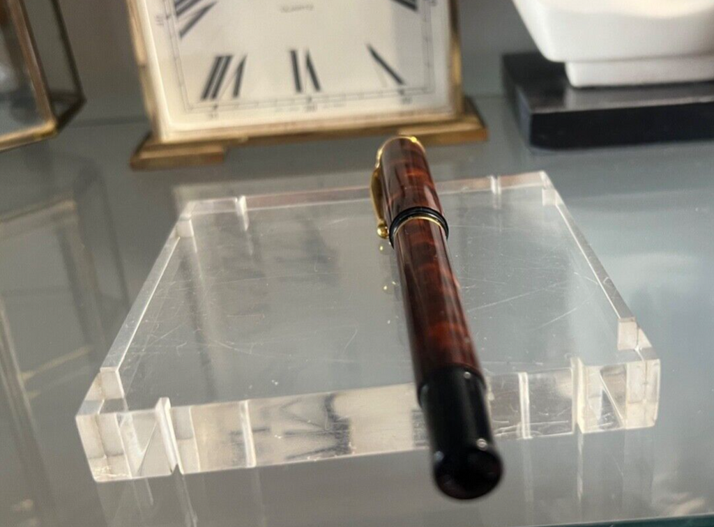 Ronson Stylo-Plume Stylo à Plume Iridium Point Germany Effet Bois Cartouche