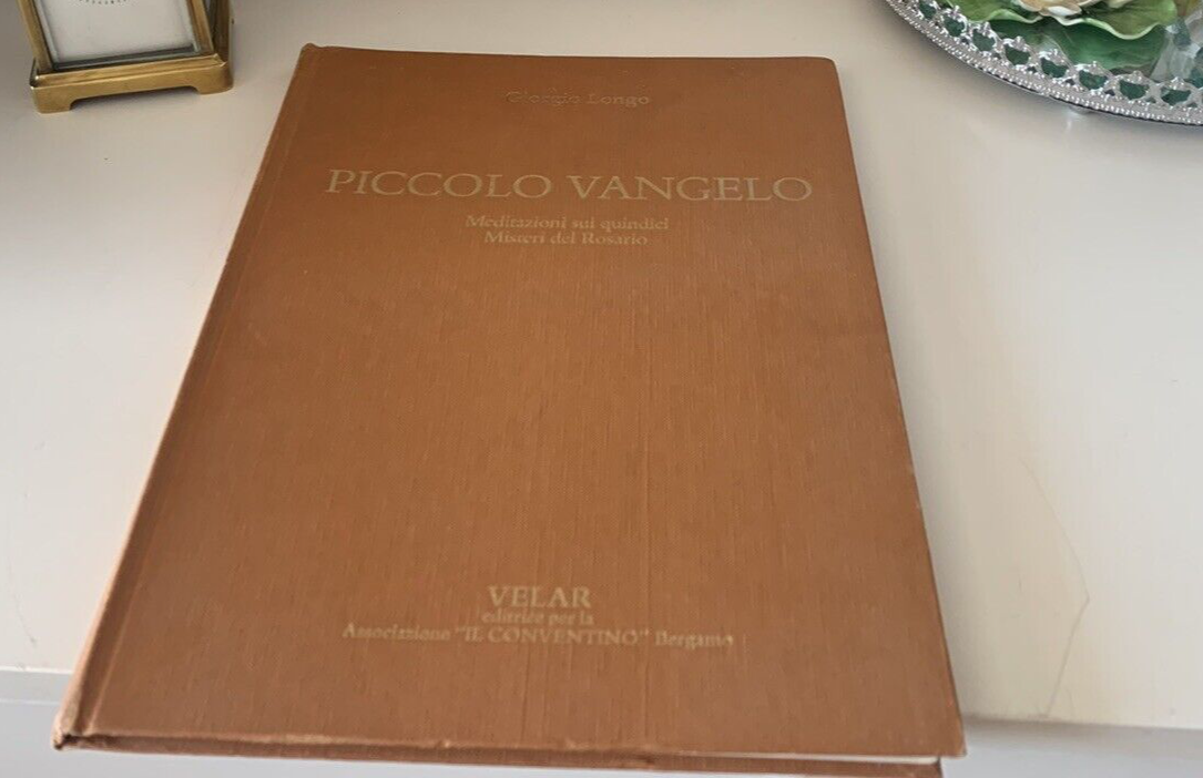 🔴 Book SMALL GOSPEL meditations on the Rosary by Longo vintage 1981 